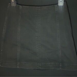 Wild Fable Black Denim Mini Skirt